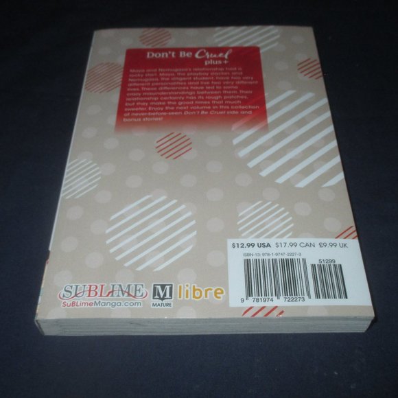 Don't Be Cruel Plus+ Vol. 2 from Sublime Manga in English - Picture 2 of 3